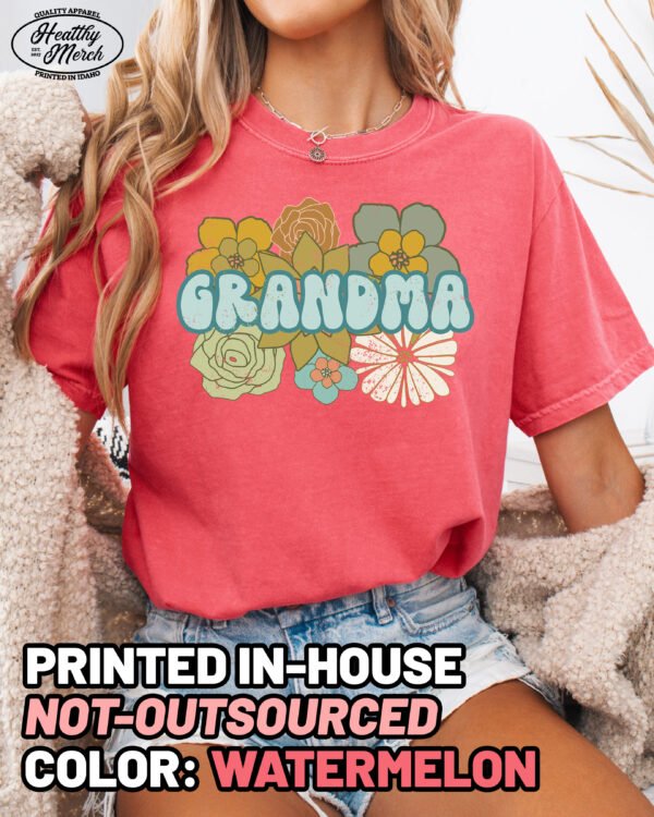 BOHO Retro Grandma Shirt Comfort Colors Tee