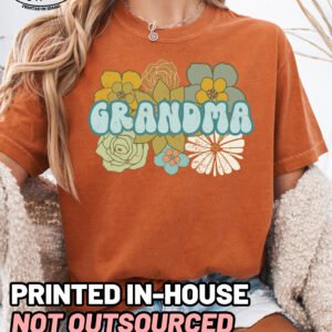 BOHO Retro Grandma Shirt Comfort Colors Tee - Image 8