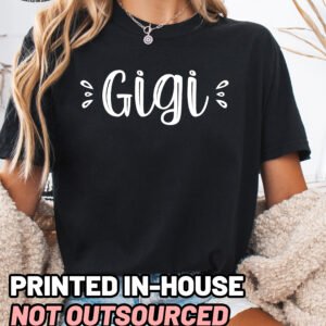 Cute Gigi Shirt Comfort Colors Grandma Tee - Image 4