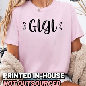 Cute Gigi Shirt Comfort Colors Grandma Tee - Image 6