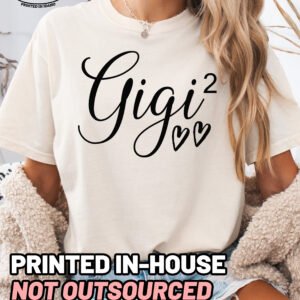 Gigi Squared Shirt Comfort Colors Custom Personalized Grandma Tee - Image 11
