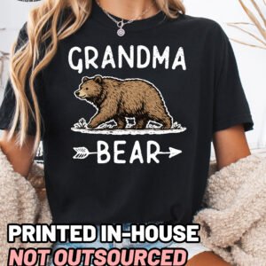 Grandma Bear Graphic Shirt Comfort Colors Grandma Tee - Image 4