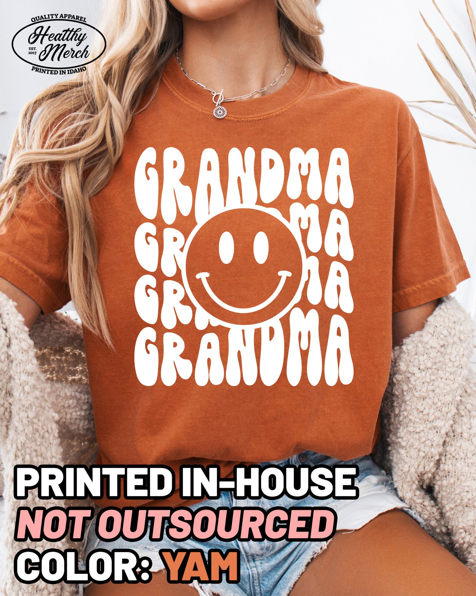 Retro Grandma Shirt Comfort Colors Tee - Image 10