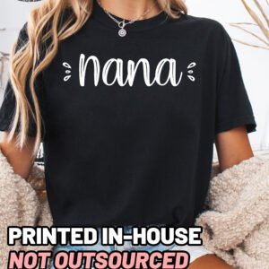 Cute Nana Shirt Comfort Colors Grandma Tee - Image 8