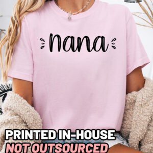 Cute Nana Shirt Comfort Colors Grandma Tee - Image 10