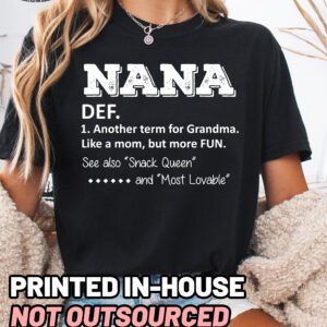 Nana Definition Shirt Comfort Colors Grandma Tee - Image 10