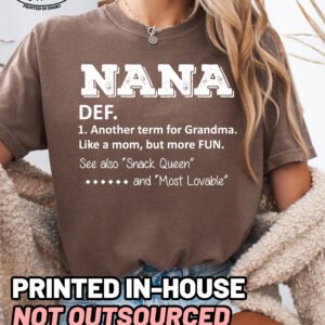 Nana Definition Shirt Comfort Colors Grandma Tee - Image 8