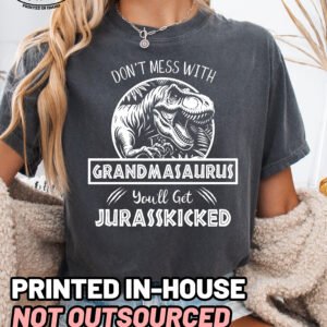 Jurassic Grandmasaurus Comfort Colors Grandma Shirt