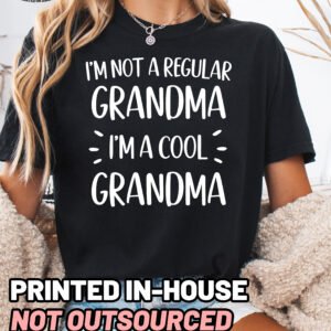 Not A Regular Grandma Shirt Comfort Colors Cool Grandma Tee - Image 8