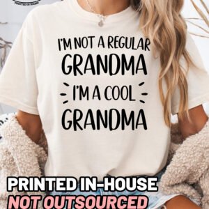Not A Regular Grandma Shirt Comfort Colors Cool Grandma Tee - Image 7