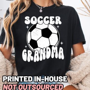 Retro Soccer Grandma Shirt Comfort Colors Tee - Image 7